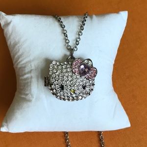 Hello kitty necklace with locket